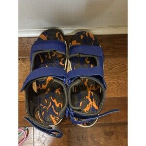 Lands End Blue And Orange Sandals Size 7